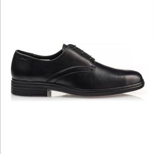 BALLY | NWT Men's ‘Nelix’ Black Leather Plain-Toe Oxfords